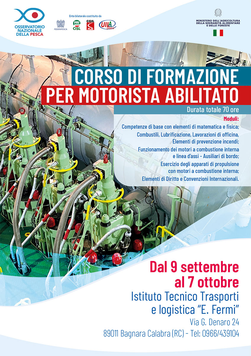 CORSO DI FORMAZIONE PER MOTORISTA ABILITATO