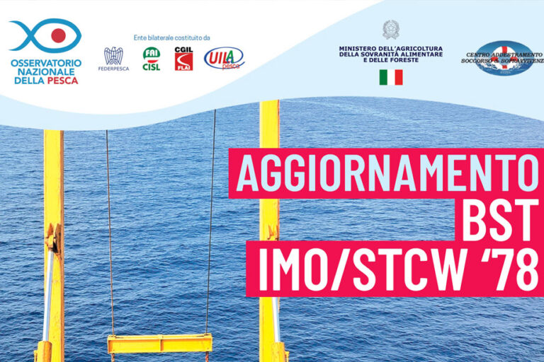 Nell’ambito del Programma Nazionale Triennale della Pesca e dell’Acquacoltura – annualità 2024 del Ministero dell’Agricoltura, della Sovranità alimentare e delle Foreste si terrà il 28 e 29 settembre il corso di aggiornamento IMO STCW '78 presso il centro di addestramento Tecno Safety di Anzio.