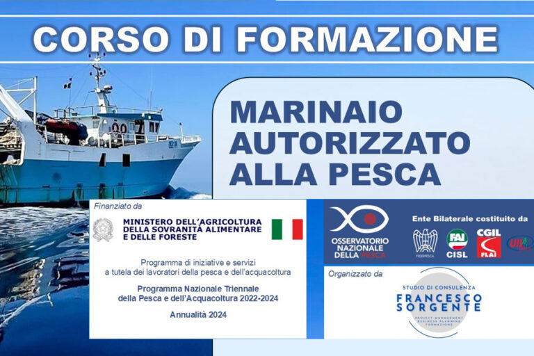 Corso di formazione Marinaio autorizzato alla pesca