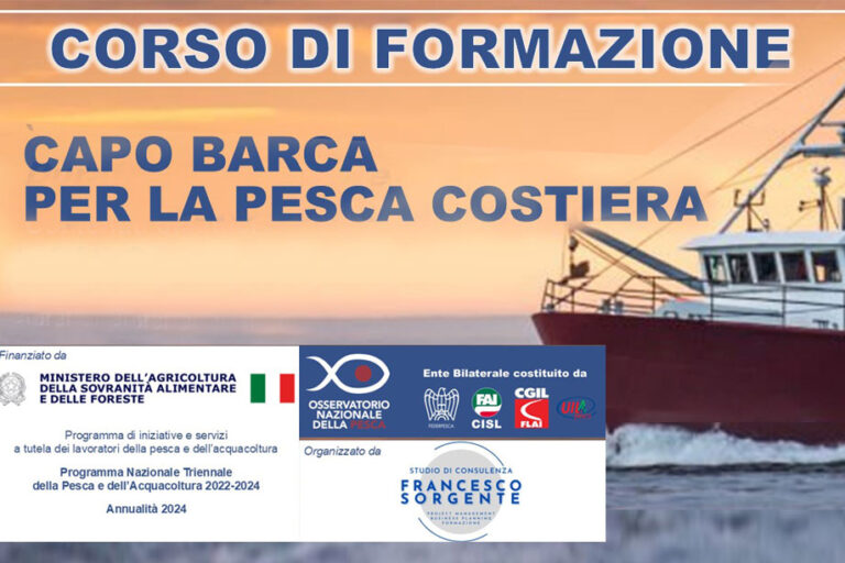 Corso di formazione Capo barca per la pesca costiera